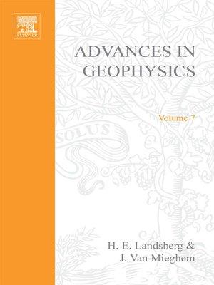 cover image of Advances in Geophysics